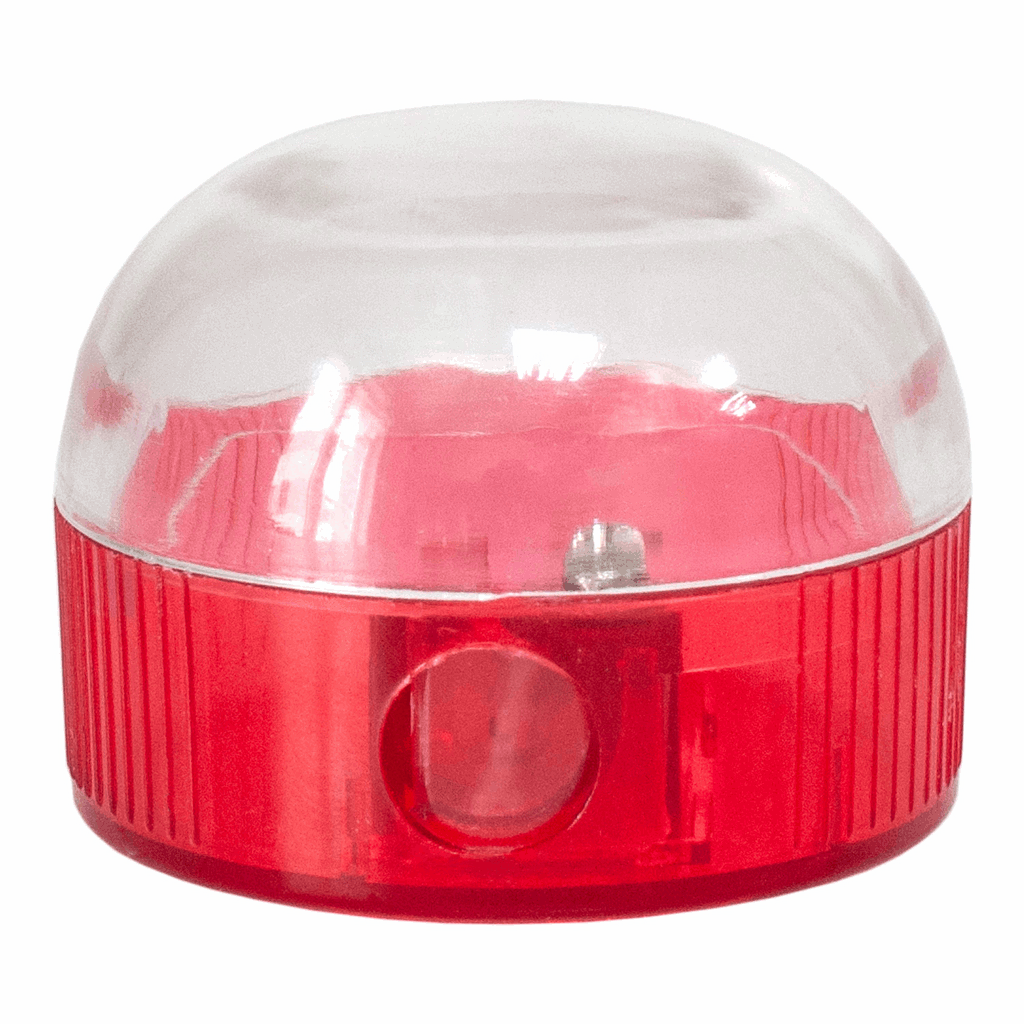 Чинка з контейнером, 1 отвір, пластик, асорті H-Tone (JJ30216)